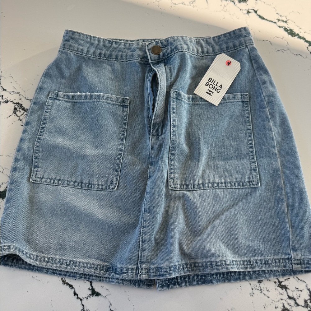 Billabong mini denim skirt